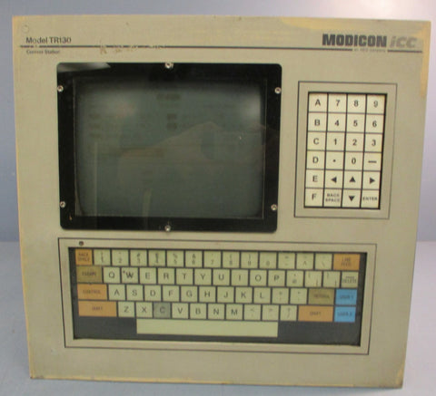 Modicon 100-258 Industrial HMI Monitor TR130 Control Station 9" Screen Rev K1