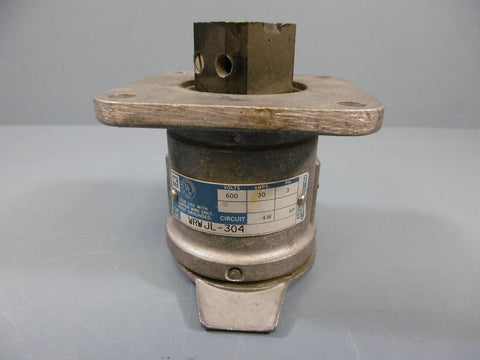 Killark WRWJL304 600V 30A 3ph 4w 4p Receptacle Female