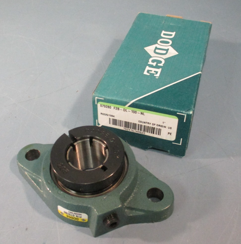 Dodge F2BDL100NL Flange Bearing 1" Bore 2Bolt 079280