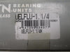 NTN Ultra-Class Flange Block Bearing, 2 Bolt, 1-1/4" Dia Shaft, 5-1/8" Ball
