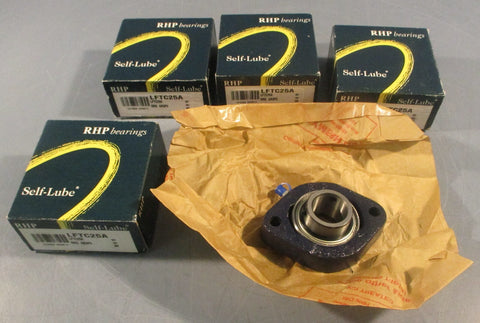 RHP Bearings LFTC25A 2Bolt Flange Mount Bearing SelfLube 1" Bore (Lot of 4)