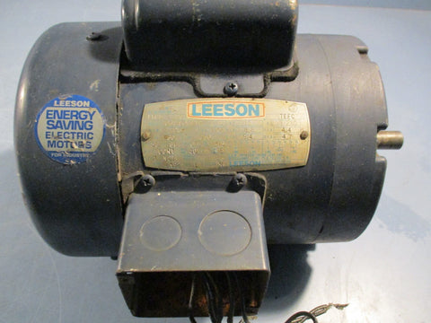 Leeson 110012.00 Electric Motor C6C17FB1C 5/8" Shaft 1/2 HP 115/208230V