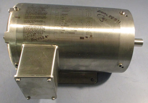 Baldor CSSEWDM3546T Washdown Duty Motor 1 HP 1760 RPM 3 PH 7/8" Shaft Dia
