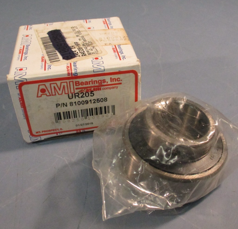 AMI UR205 Ball Bearing Insert 25mm Bore 52mm OD Set Screw Wide Inner Ring 31 WD