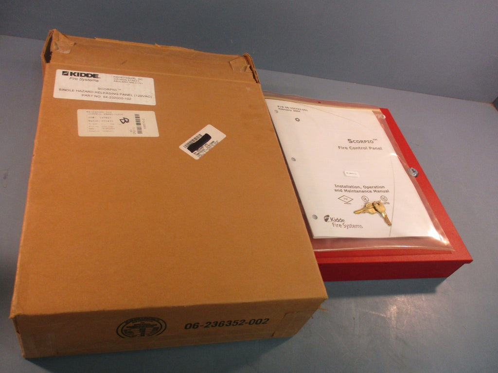 Kidde Fenwal 84-232000-102 Scorpio Single Hazard Releasing Panel 120VAC