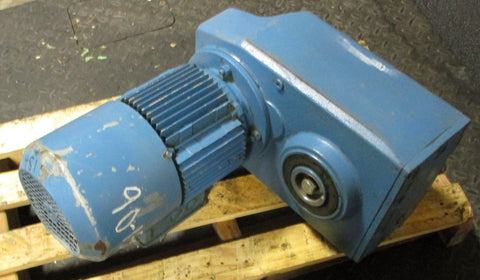 Sew Eurodrive FA70DT90S43MHR Gearmotor DFT90S4BMHR 177.18:1 Ratio 1.5 HP
