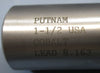 Putnam End Mill Cutter 1-1/2"DIA 1-1/4"SHK 4"LOC Cobalt LD=8.162 6FL