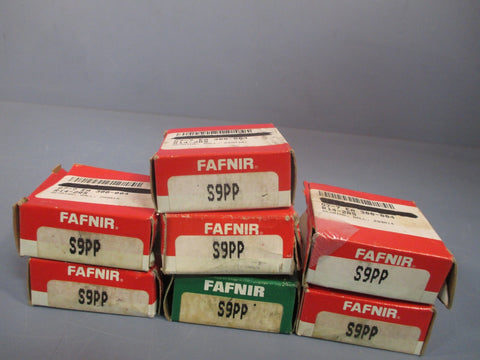 Lot of (7) Fafnir S9PP Sealed Ball Bearing Z99R14