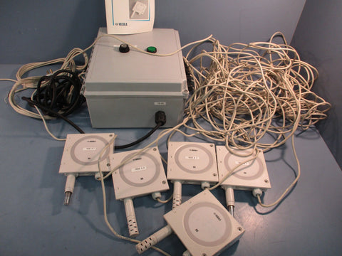 5 Probe Hoffman Elconsure 120vac w/ (5) VAISALA Humidity Transmitters HMW61U/Y