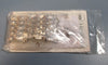 Lot 17 GBC HeatSeal 5 Mil 25 Pack (425) Badge Sized Laminated Pouch w/ Clips