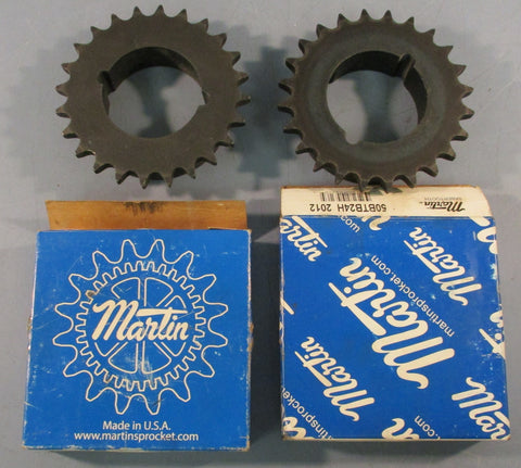 Martin 50BTB24H 2012 Sprocket Roller 24 Teeth 2.5" Bore Lot of 2