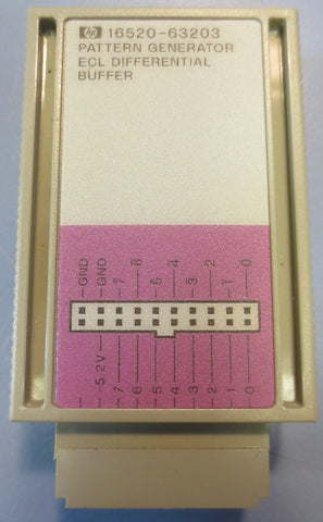 HP Hewlett Packard 1652063203 Pattern Generator EXL Differential Buffer