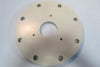 Gray PVC PBD-22450032 Flat Flange 1" Thick, 3-1/2" Bore, 13-1/2" OD