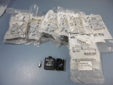 Sealed Lot Of 7 Allen Bradley 800E3TL5 Transformer Module With Latch & Lamp