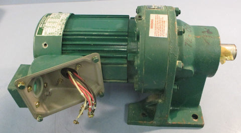 Sumitomo SMCyclo CNHMS024105YA17 Gearmotor 17:1 Ratio 1/4HP 11/8" Shaft Dia