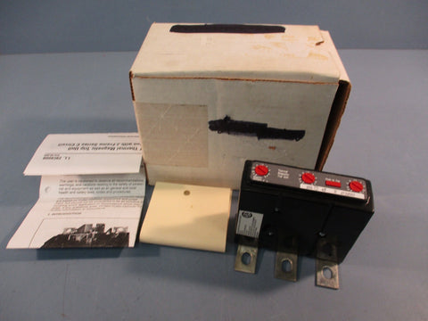 Cutler Hammer JT3250T Trip Unit Eaton 600VAC 250A 3P Type JD HJD or JDC Frame