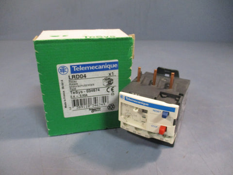 TELEMECANIQUE THERMAL OVERLOAD RELAY 0.40.63A LRD04
