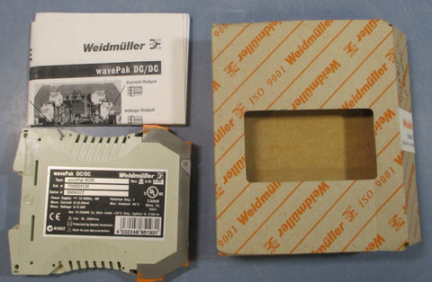 Weidmuller wavePak DCDC 7940024139 Signal Conditioner Rev A.2 1260VDC 3W 022mA