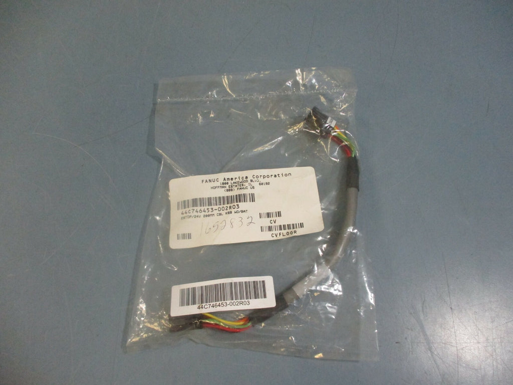 Fanuc 44C746453-002R03 ESTOP/24V 200MM CBL K69 WO/BAT NEW