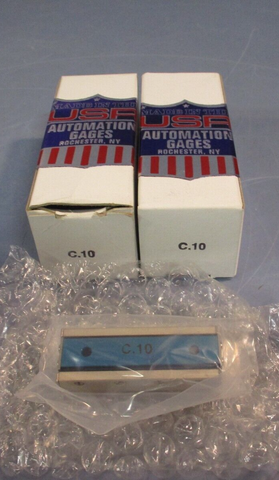 Lot of (2) AG Automation Gages Ball Bearing Linear Positioning EasySlider C10