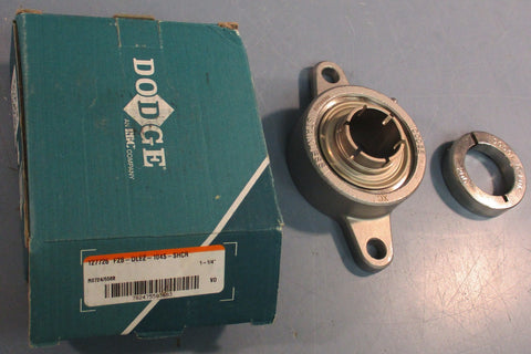 Dodge F2BDLEZ104SSHCR Flange Mount Ball Bearing Unit 2Bolt 11/4" Bore