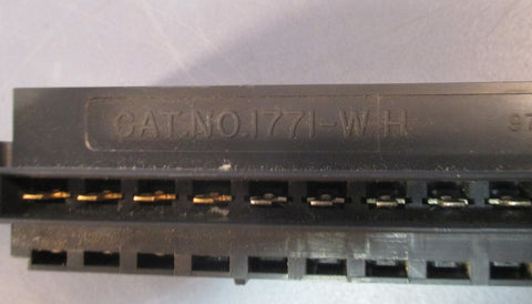 Allen Bradley 1771-WH Buchanan Swing Arm Terminal Strips Lot of 19