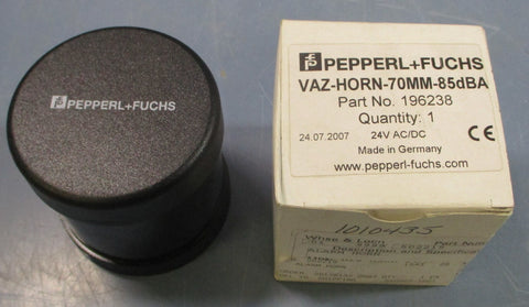 Pepperl + Fuchs VAZHORN70MM85dBA Sensor Actuator, Alarm Horn 196238 24V AC/DC