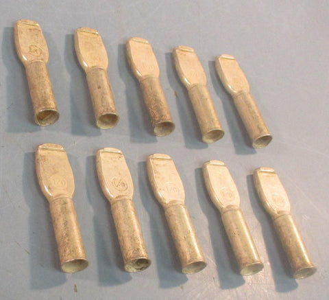 Unbranded 1/0 Power Connector Contacts 1/0 Wire Size 2-15/16" Length Lot of 10