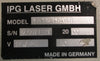 Ire-Polus Group Laser Driver 2000 110/220 Volt AC IPG Laser GMBH