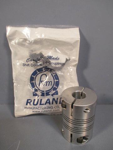 Ruland Flexbeam-3 Flexible Coupling Clamp Style with Relief FCR20-8-6-A