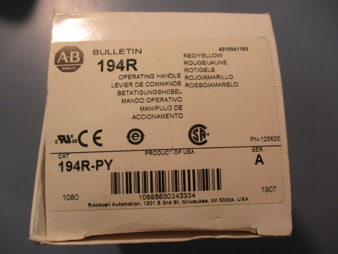 Allen-Bradley 194R-PY SER A Disconnect Switch Operating Handle