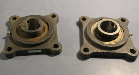 Fafnir T40108 SCJ 1 1/2 Square Four Bolt Flange Bearing 11/2" Bore (Lot of 2)