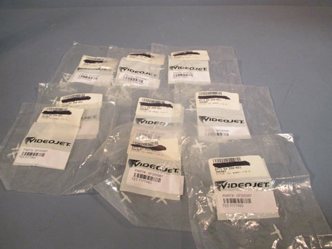 VIDEOJET TEE FITTINGS 1/16 IN (LOT OF 8) SP205987