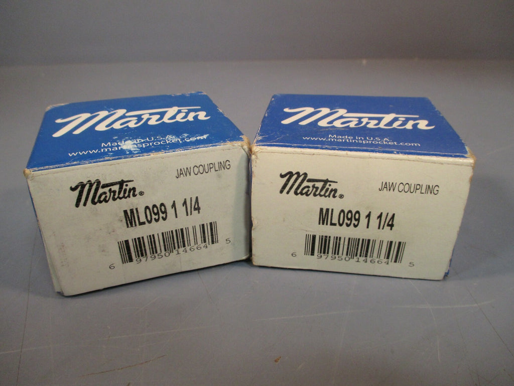 LOT OF TWO MARTIN JAW COUPLING ML099 1 1/4