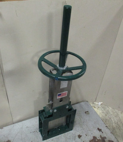 American Controls Technology 902434M Square Stainless Gate Valve 7 x 7"
