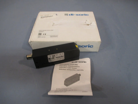 Di-Soric Capacitive Label Sensor 10-35vdc 200 mA KSSTI 600/80 FG3LK-AIBS 203937