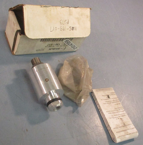 Deublin 1115130017 High Speed Rotary Union 5/8" UNF LH, 1/4" NPT 10 bar Max