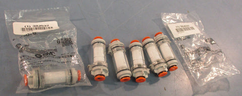 SMC ZFC5D In-Line Air Filter 1/4 in Port 20 Lpm 5 um Filter Lot of 6