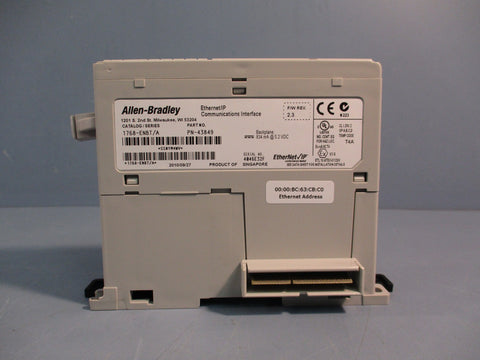 AllenBradley 1768ENBT /A Ethernet/IP Communications Interface F/W REV 2.3