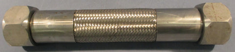 Flexible Metal Hose Assembly 15" Long 27/16" Outside Diameter