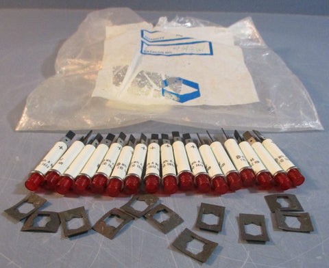 IDI 2191QL124V Red Indicator Light Panel Mount 24VDC 1/2W 2191 QL1 (Lot of 17)