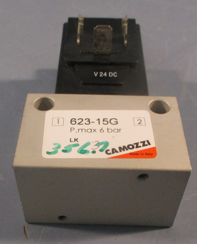 Camozzi 62315G Directacting Solenoid Valve 6 bar Max A63 24 VDC 10 W