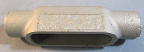 Appleton FM7 Conduit Body C17 0Z/Gedney Form 7 53/8"L  3/4" Bore (Lot of 4)