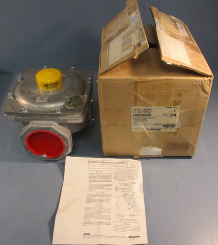 ASCO V710LASV22 Gas Valve 3" NPT 10 PSI Max Actuator Operated