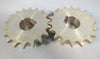 Sprocket 1/4" 18 Teeth, Lot of Two 50L18SS1