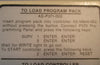 Gould Program Pack AS-P371-002 (Use w/ AS-M84A-002 Controller) Used