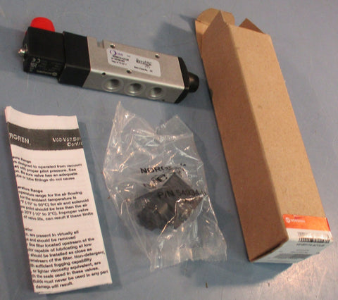 Norgren V61B517A-A213JB Pneumatic Solenoid Valve 145 PSIG 5/2 SOL/SPR