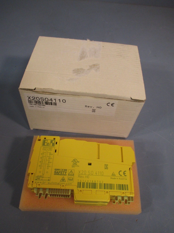 B&R Automation  Safe Digital Input Module, Safety Controller X20SLX410 w/X20BM33