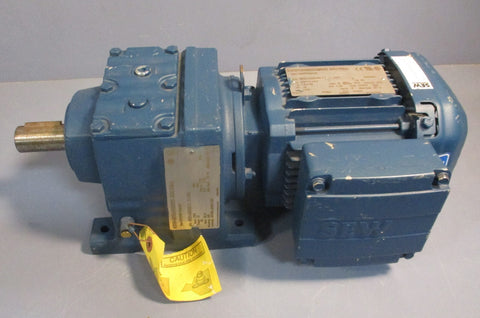 Sew Eurodrive R37DRS71S4/DH Gear Motor 0.5 HP 39.17:1 Ratio 43 RPM Out 716 InLb