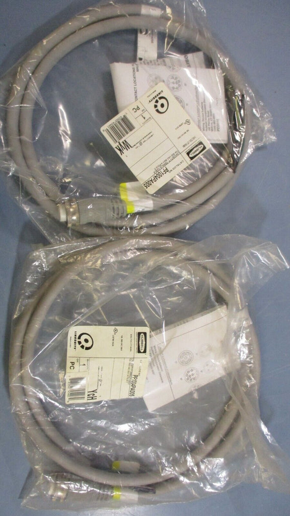 (Lot of 2) Hubbell PF1004PA005 Linkosity Female Cable 5' Long 600VAC 4 Pole 10A